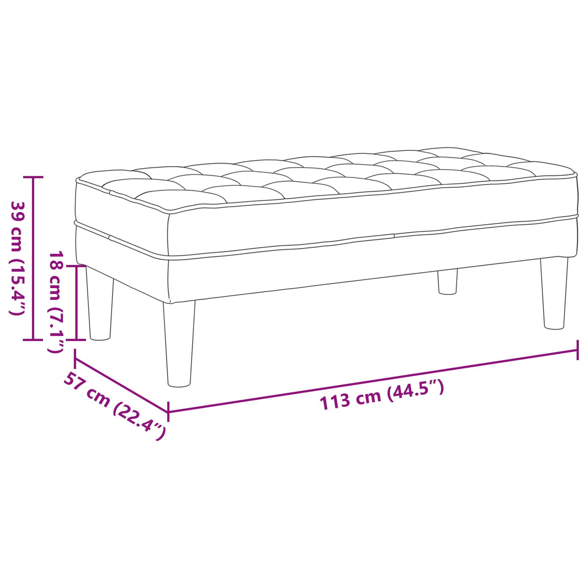 Set sofe s jastukom 2 pcs Krema Poliester