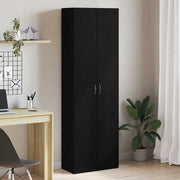 Uredski ormar Crni hrast 60 x 32 x 190 cm Konstruirano drvo