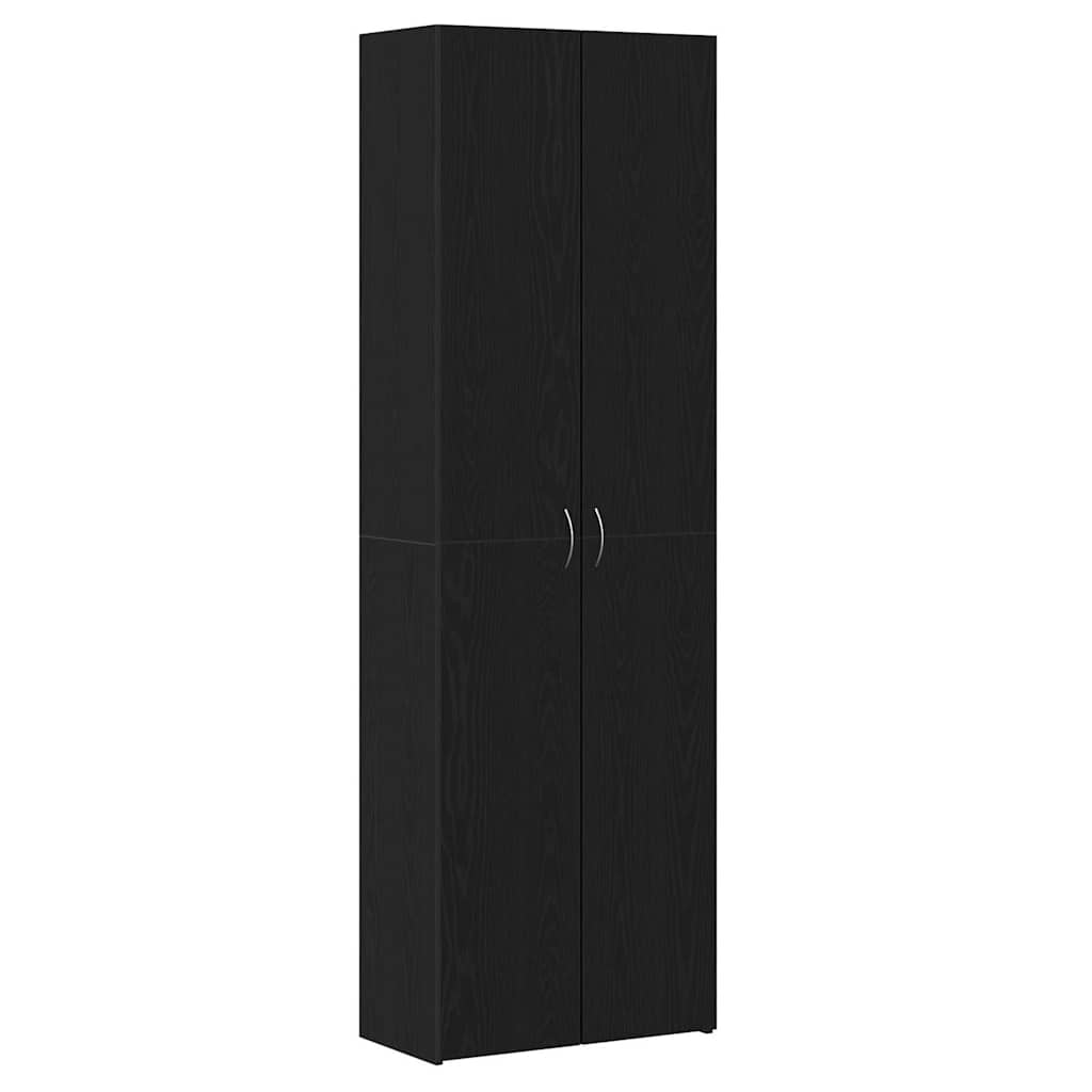 Uredski ormar Crni hrast 60 x 32 x 190 cm Konstruirano drvo