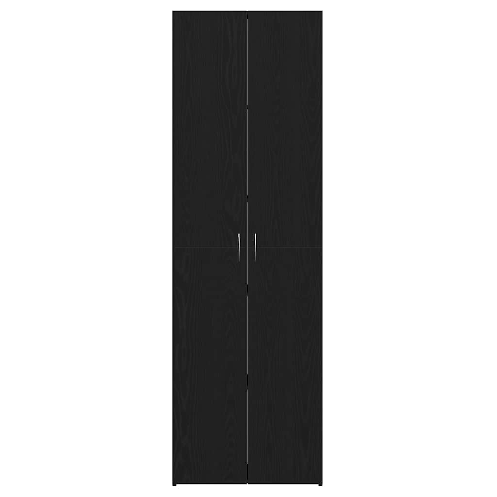 Uredski ormar Crni hrast 60 x 32 x 190 cm Konstruirano drvo