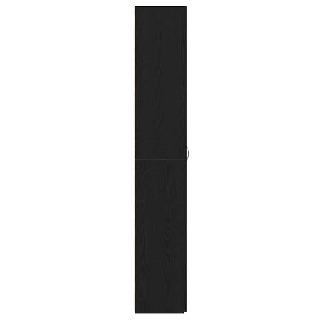 Uredski ormar Crni hrast 60 x 32 x 190 cm Konstruirano drvo