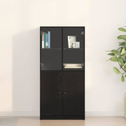 Highboard Crni hrast 68 x 37 x 142 cm