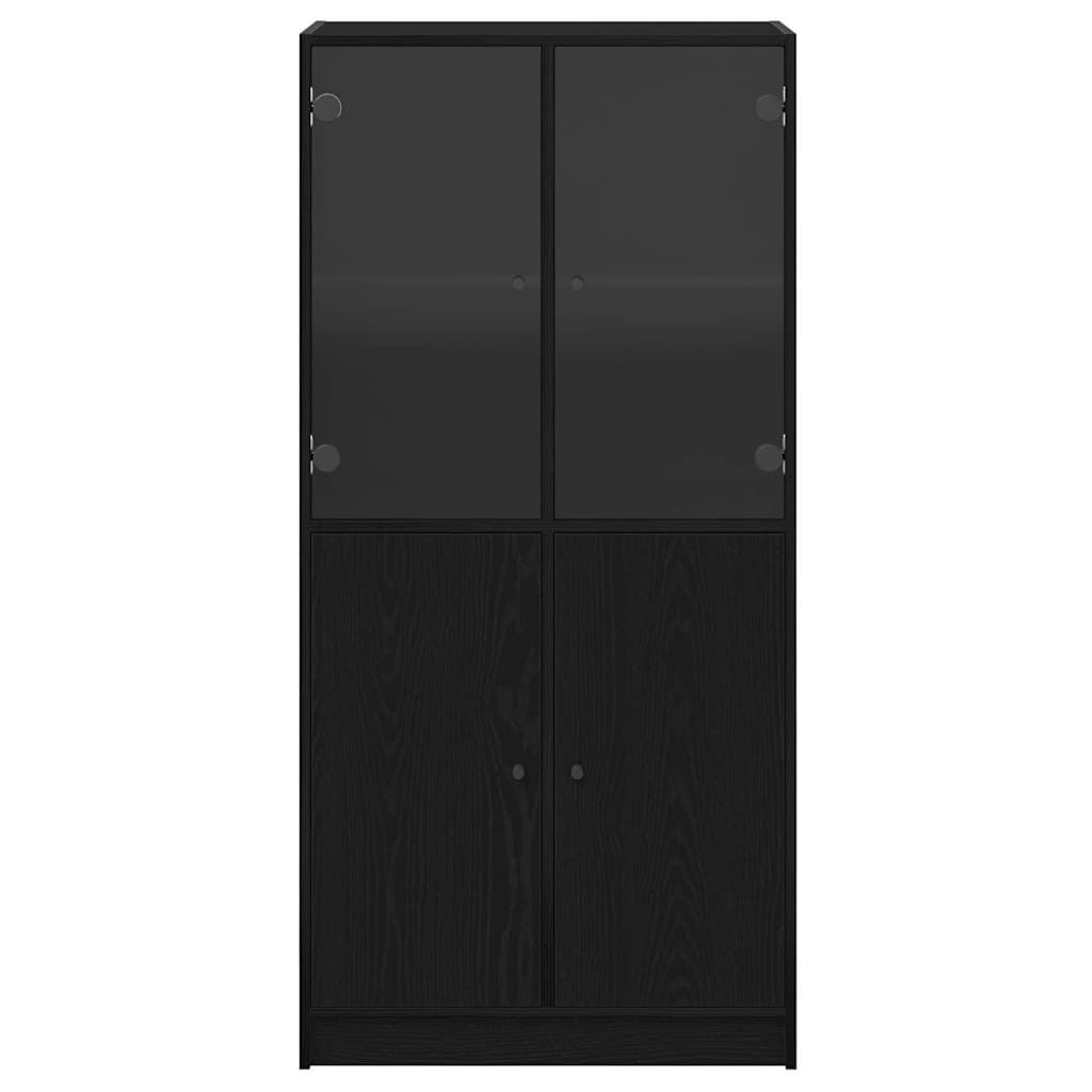 Highboard Crni hrast 68 x 37 x 142 cm