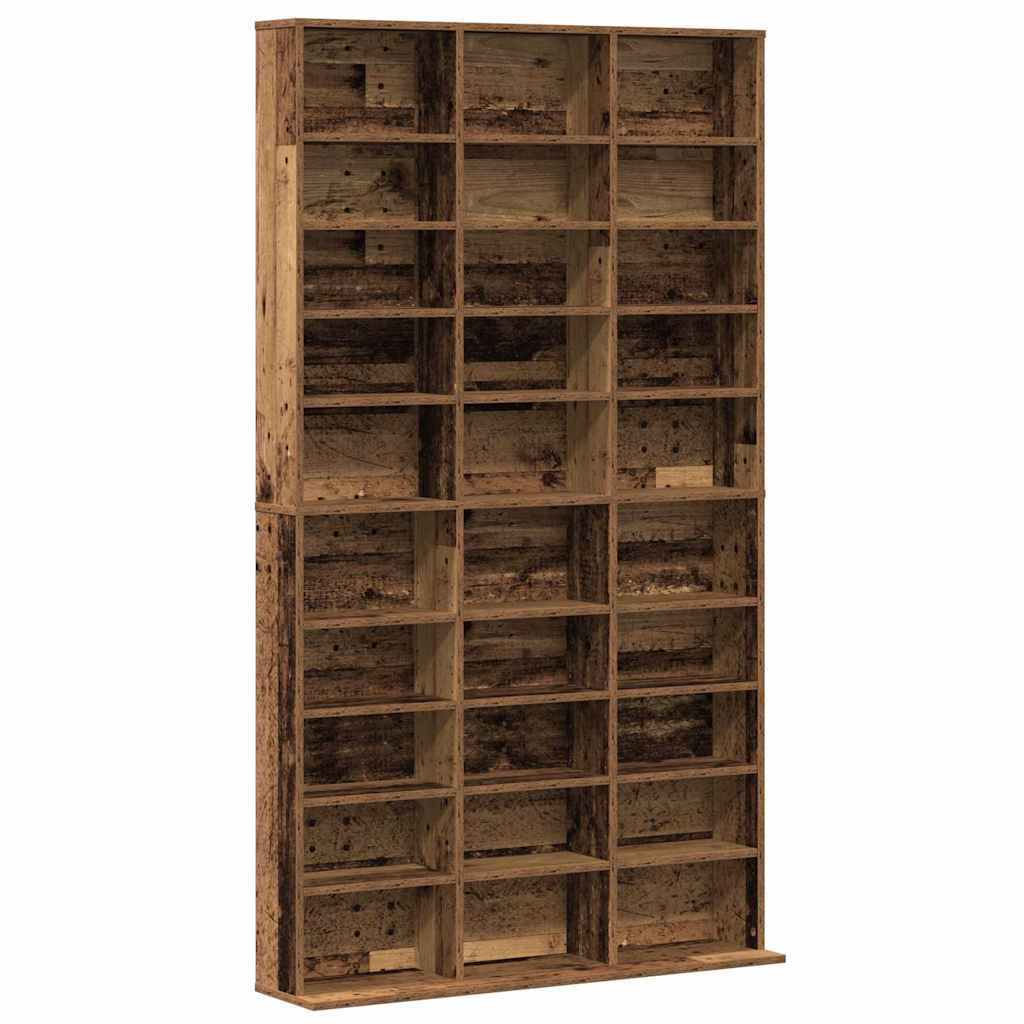 CD ormar Staro drvo 101 x 23 x 177,5 cm Konstruirano drvo