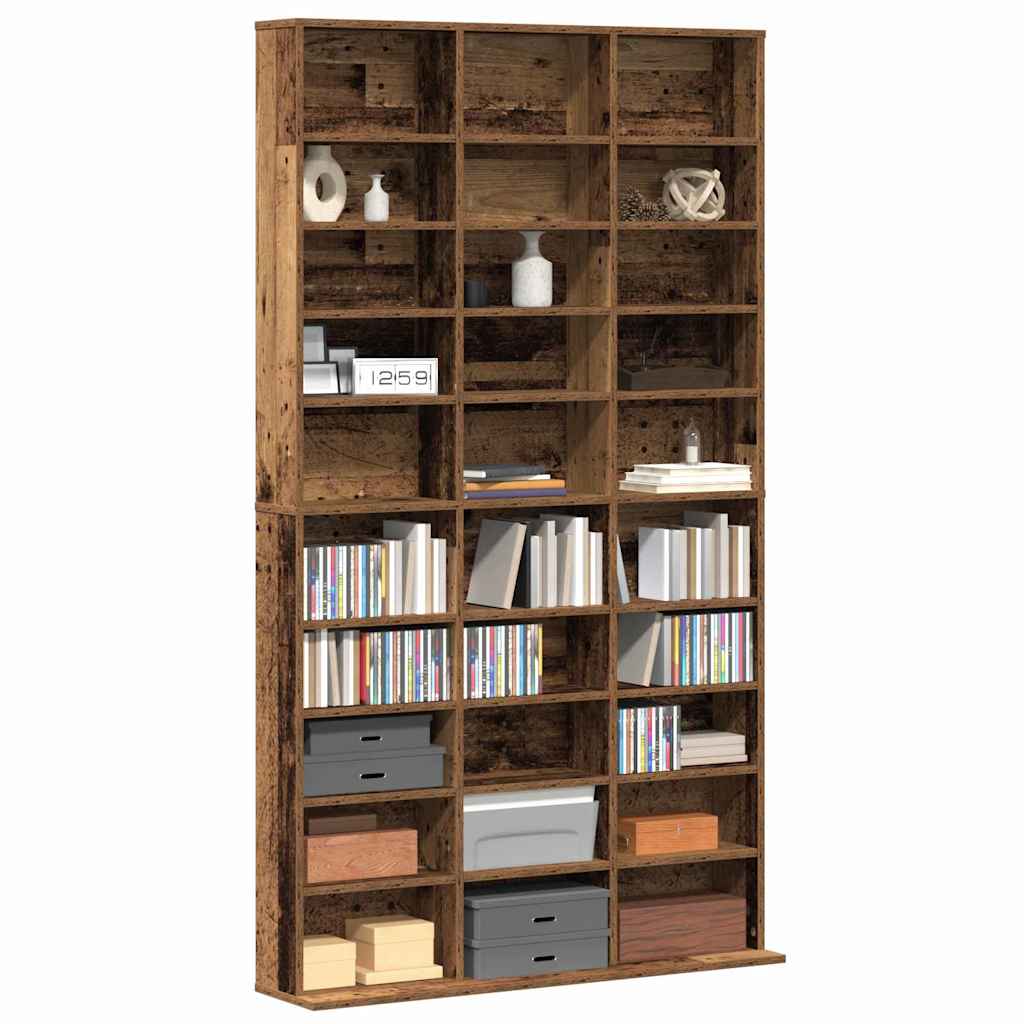 CD ormar Staro drvo 101 x 23 x 177,5 cm Konstruirano drvo