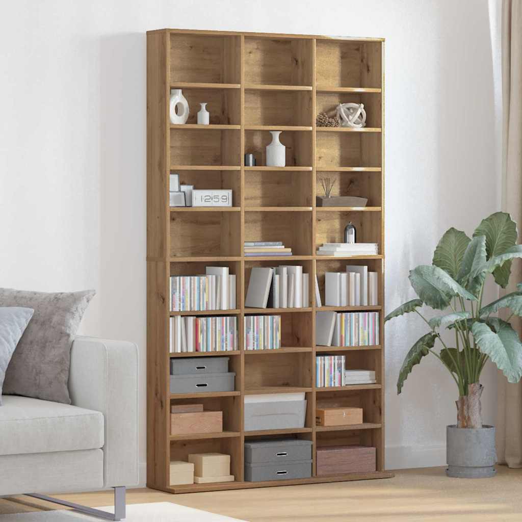 CD ormar Umjetnički hrast 101 x 23 x 177,5 cm Konstruirano drvo