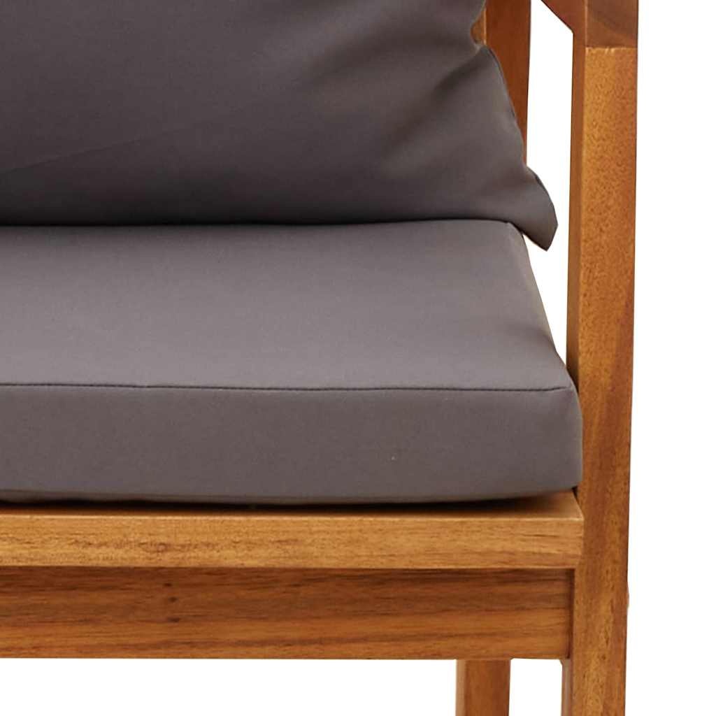 Vrtna stolica 2 Komad Prirodna nafta 65 x 59,5 x 72 cm