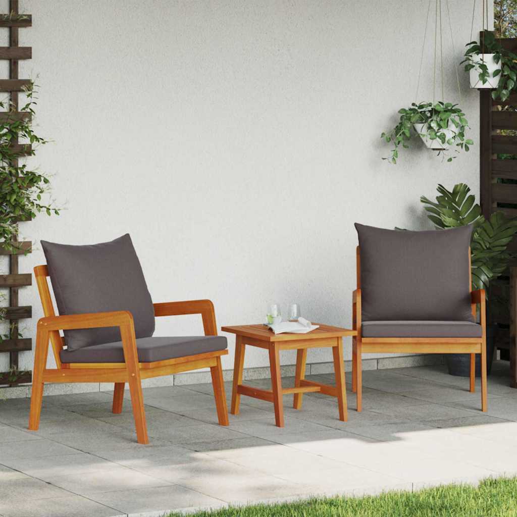 Vrtna stolica 2 Komad Prirodna nafta 65 x 59,5 x 72 cm