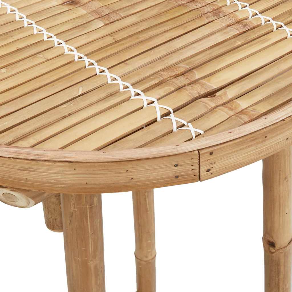 Okrugli vanjski barski stol Ø55x100 cm bambus