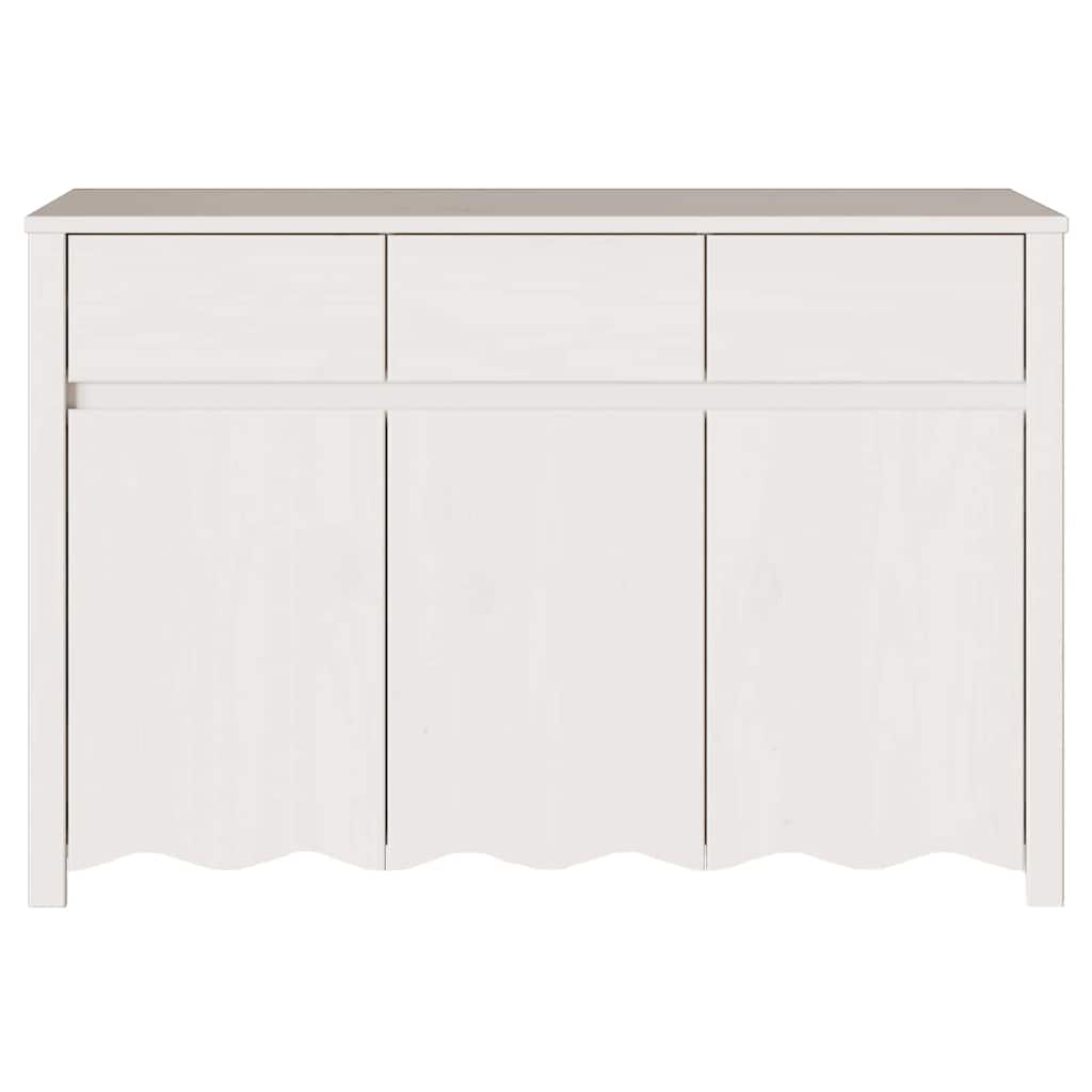 Kreveta Drammen Bijelo 114 x 43 x 75,5 cm Čvrsto borovo drvo