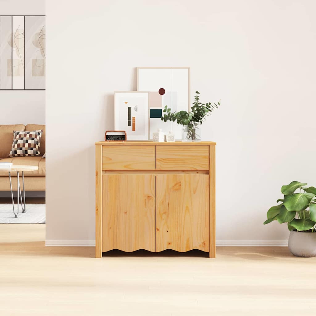 Kreveta s ladicama Drammen Boja hrasta 79 x 43 x 75.5 cm