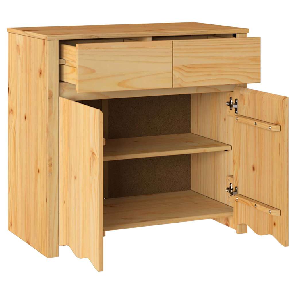 Kreveta s ladicama Drammen Boja hrasta 79 x 43 x 75.5 cm