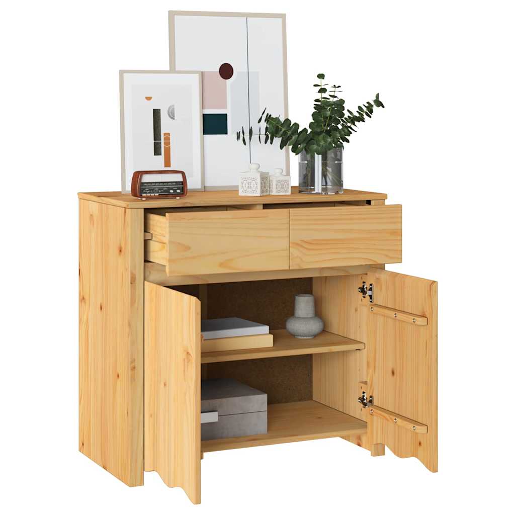 Kreveta s ladicama Drammen Boja hrasta 79 x 43 x 75.5 cm