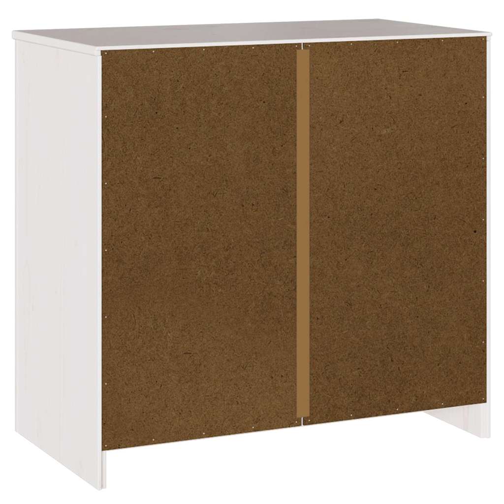 Kreveta Drammen Bijelo 79 x 43 x 75.5 cm Čvrsto borovo drvo