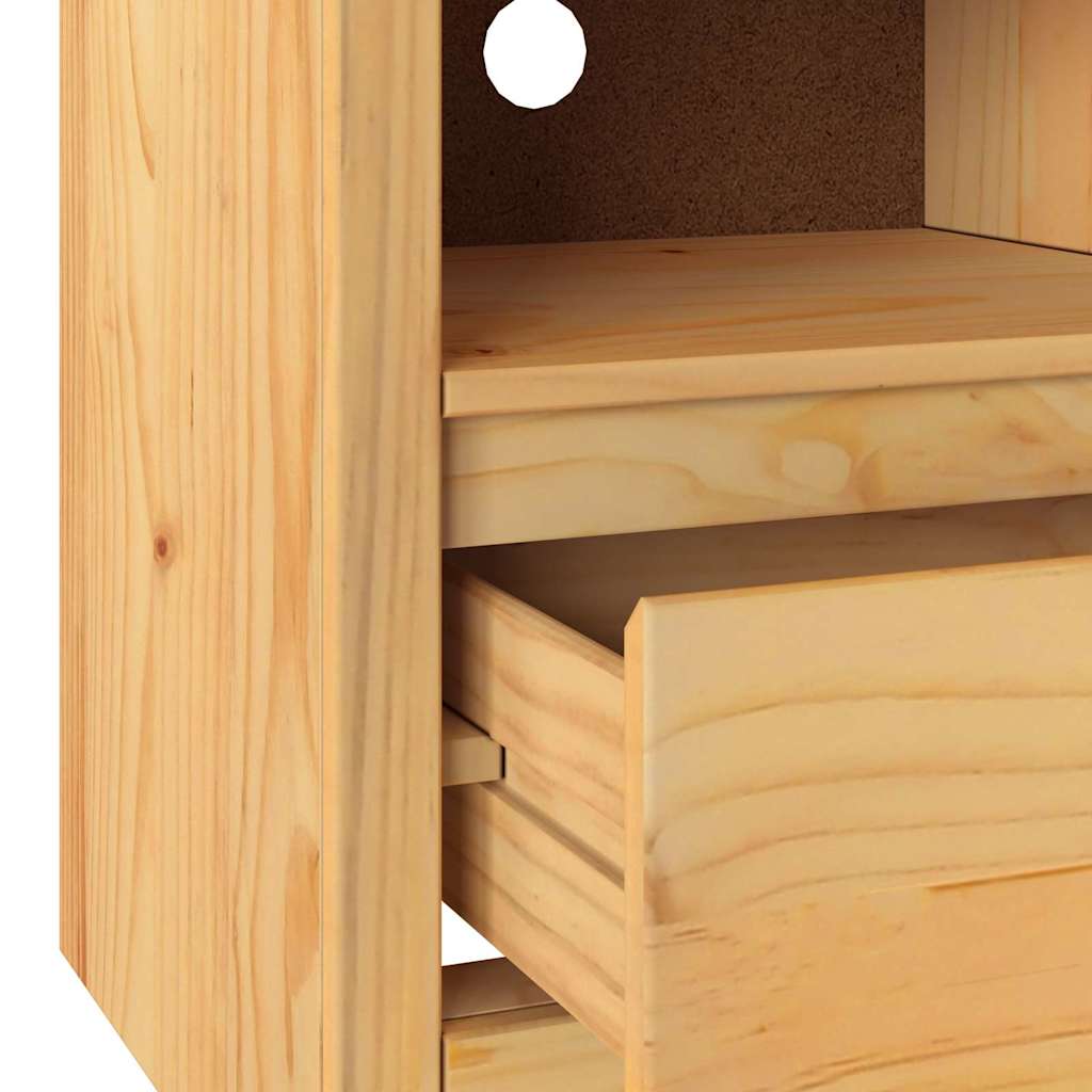 TV ormar Drammen Boja hrasta 99 x 43 x 55 cm Čvrsto borovo drvo