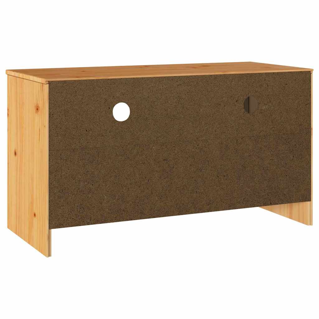 TV ormar Drammen Boja hrasta 99 x 43 x 55 cm Čvrsto borovo drvo