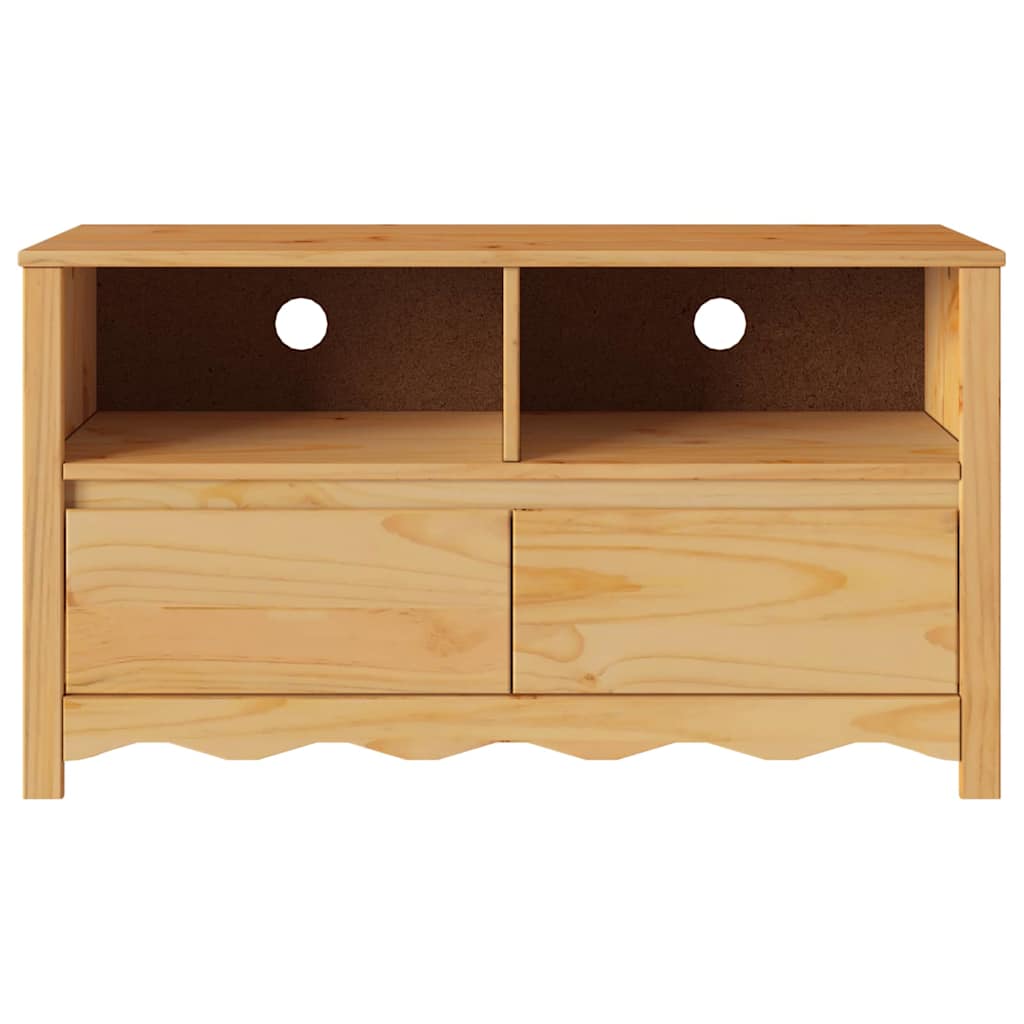 TV ormar Drammen Boja hrasta 99 x 43 x 55 cm Čvrsto borovo drvo