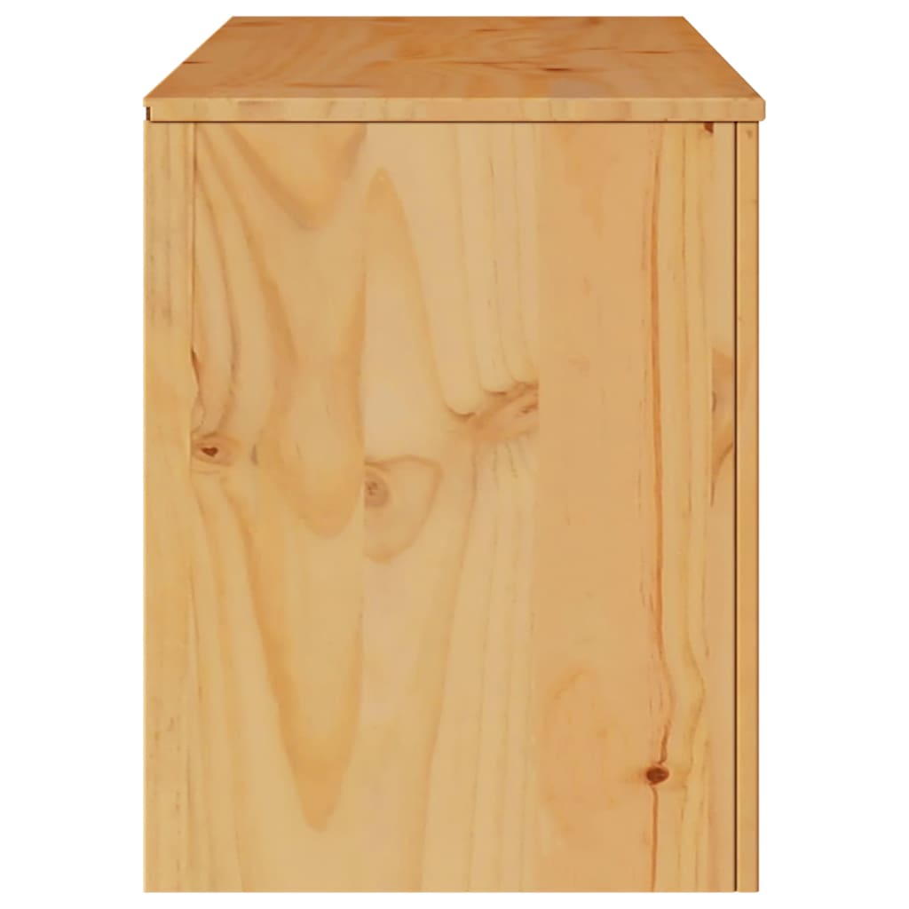 TV ormar Drammen Boja hrasta 99 x 43 x 55 cm Čvrsto borovo drvo