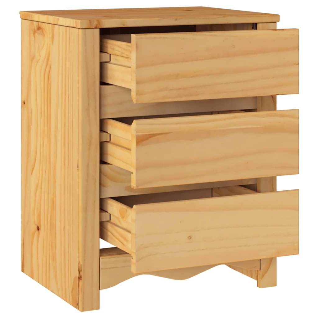 Kava Stol s ladicama Drammen Boja hrasta 45 x 35 x 56 cm