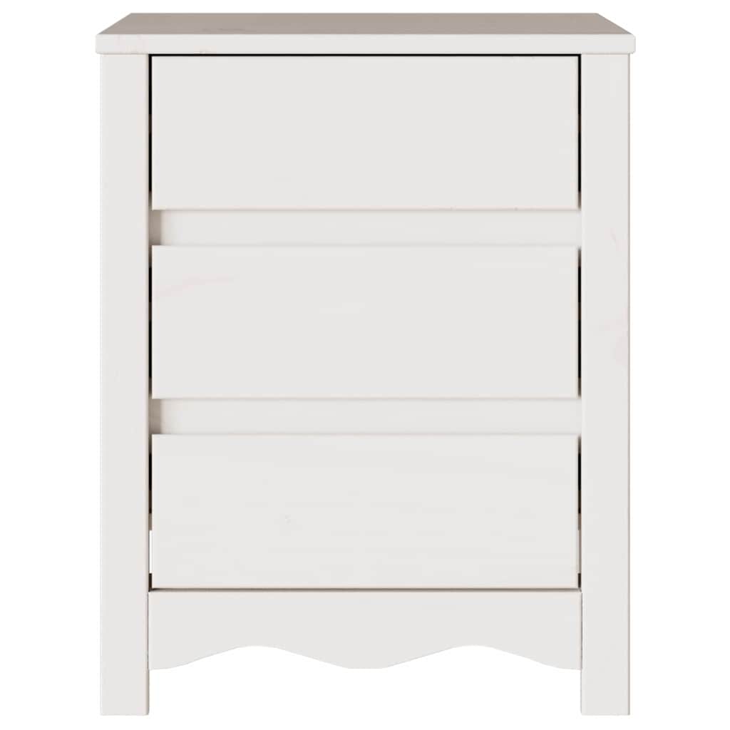 Kava Stol Drammen Bijelo 45 x 35 x 56 cm Čvrsto borovo drvo