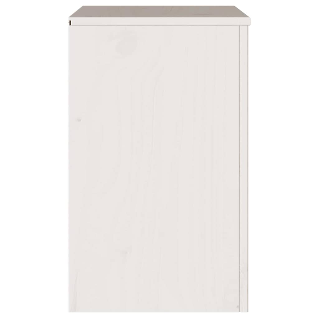 Kava Stol Drammen Bijelo 45 x 35 x 56 cm Čvrsto borovo drvo