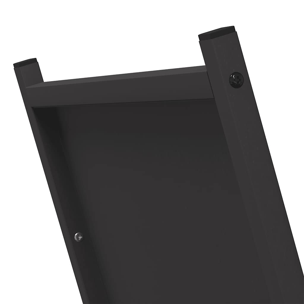 Stalak za drva crni 69,5x35x81 cm hladno valjani čelik