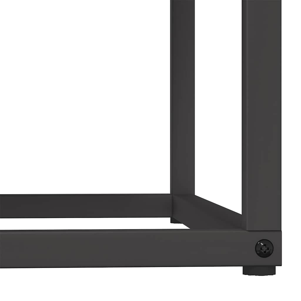 Stalak za drva crni 69,5x35x81 cm hladno valjani čelik