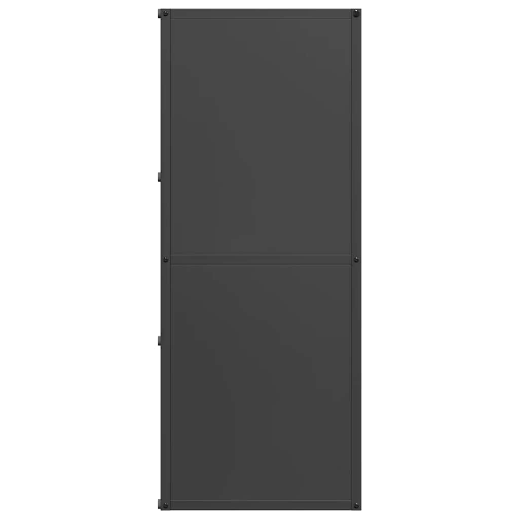 Stalak za drva crni 40x30x75 cm hladno valjani čelik