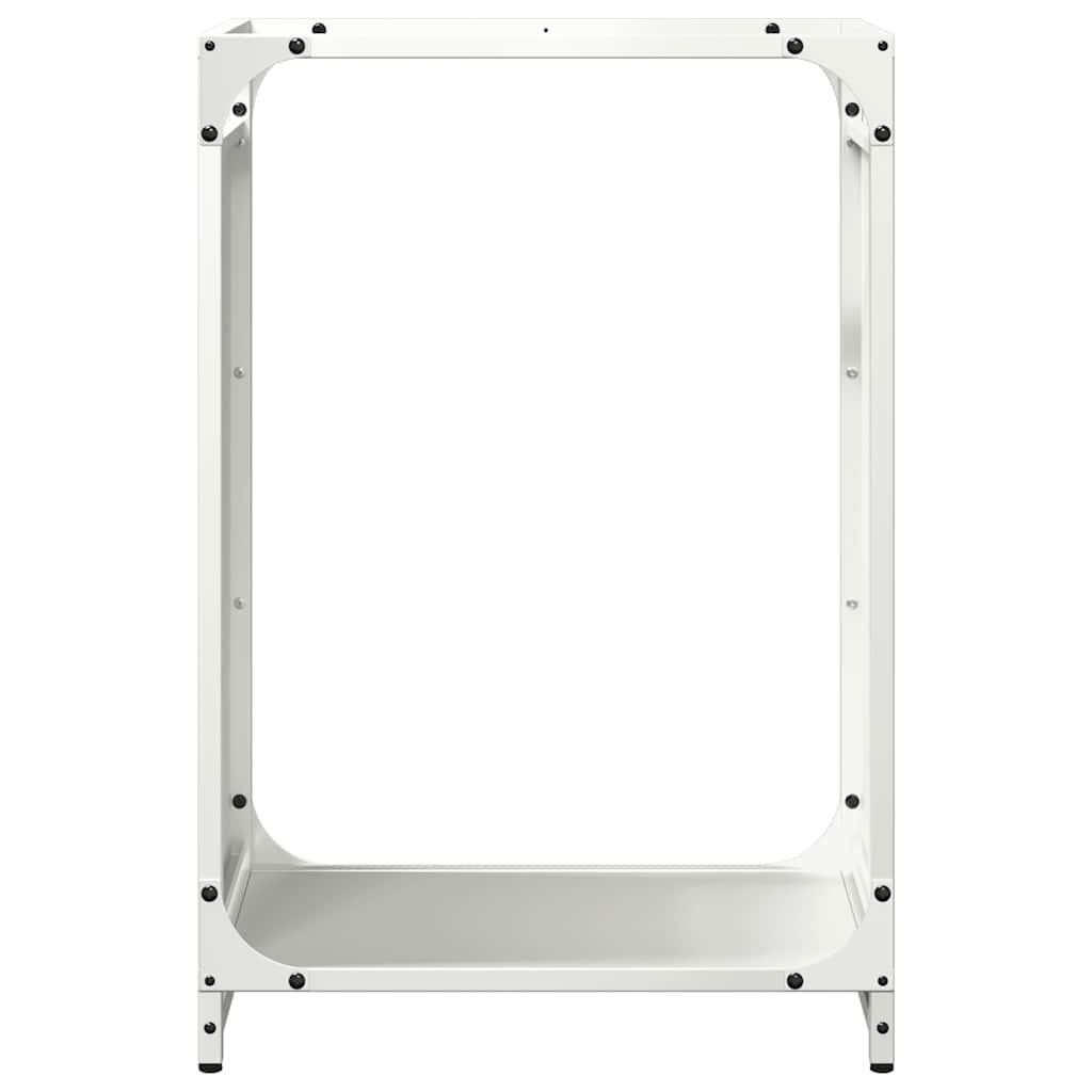 Stalak za drva crni 44x28x65 cm hladno valjani čelik
