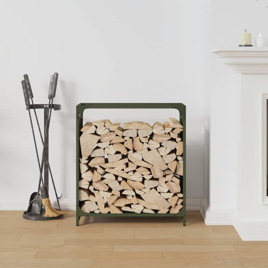 Stalak za drva 60x28x65 cm hladno valjani čelik