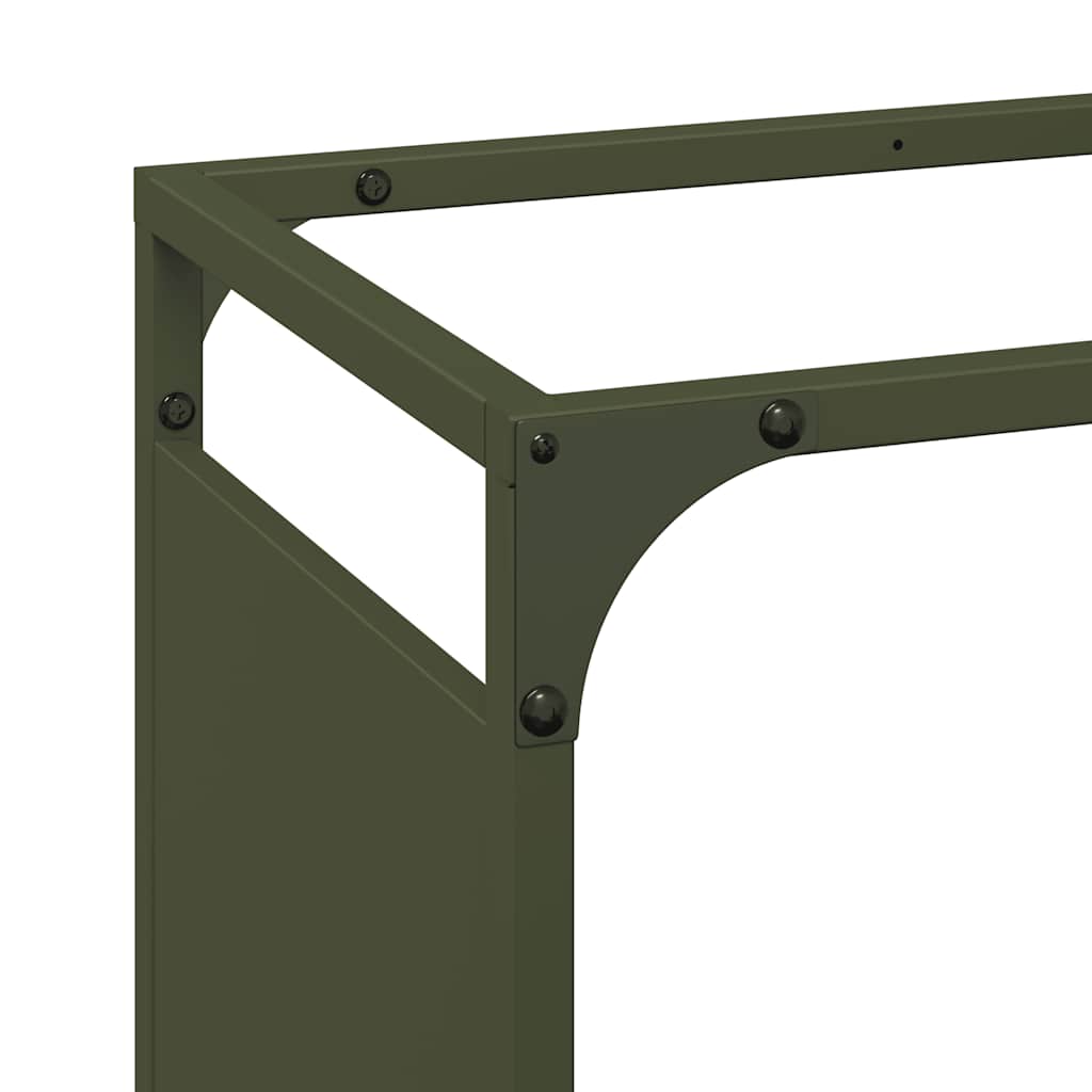 Stalak za drva 60x28x65 cm hladno valjani čelik
