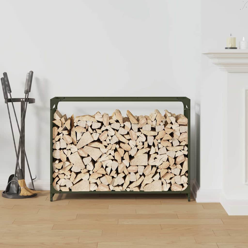 Stalak za drva 90x28x65 cm hladno valjani čelik