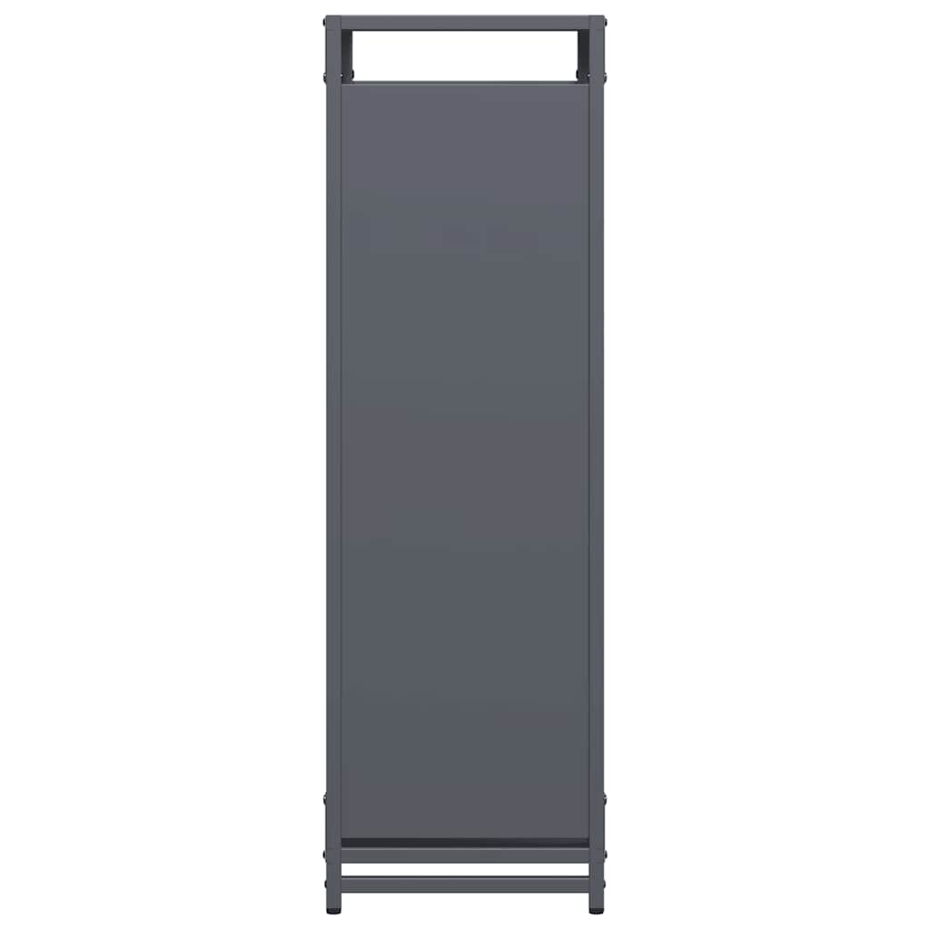 Stalak za drva antracit 44x28x90 cm hladno valjani čelik