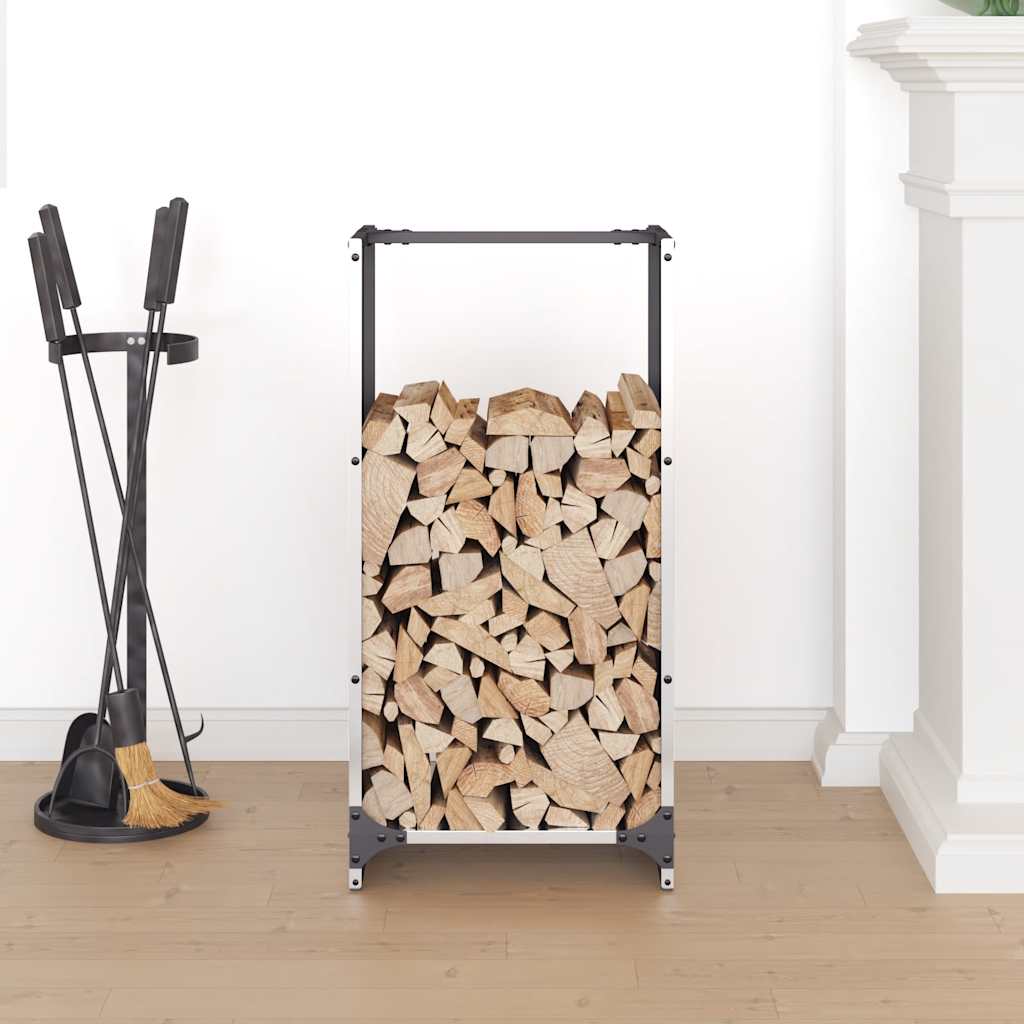 Stalak za drva za ogrjev 40x30x80 cm od nehrđajućeg čelika