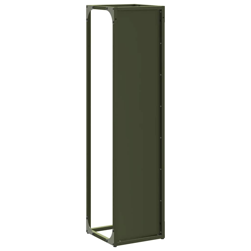 Stalak za drva za ogrjev 25x25x100 cm hladno valjani čelik