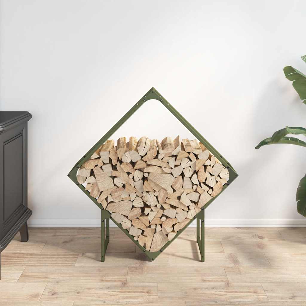 Stalak za drva 80x25x80 cm hladno valjani čelik
