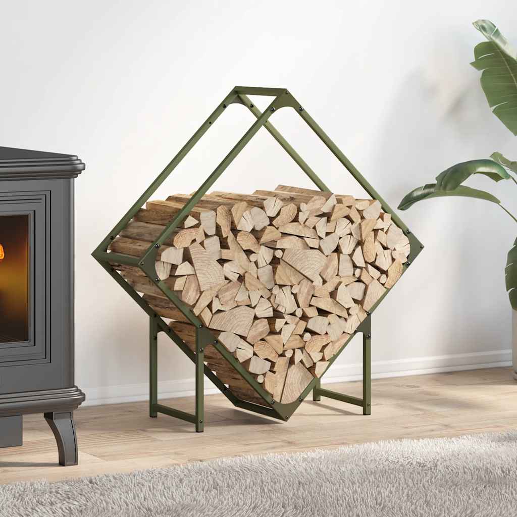 Stalak za drva 80x25x80 cm hladno valjani čelik