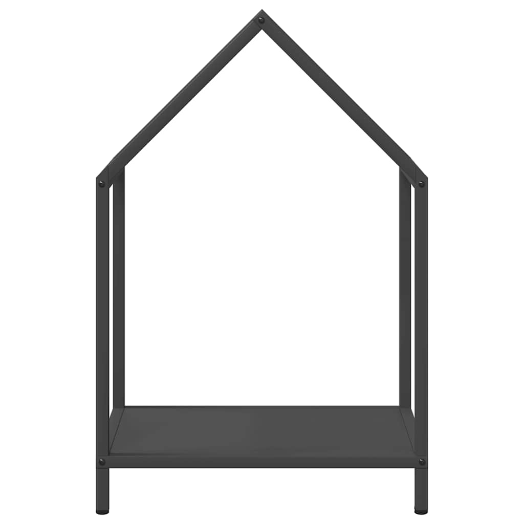 Stalak za drva crni 40x25x60 cm hladno valjani čelik