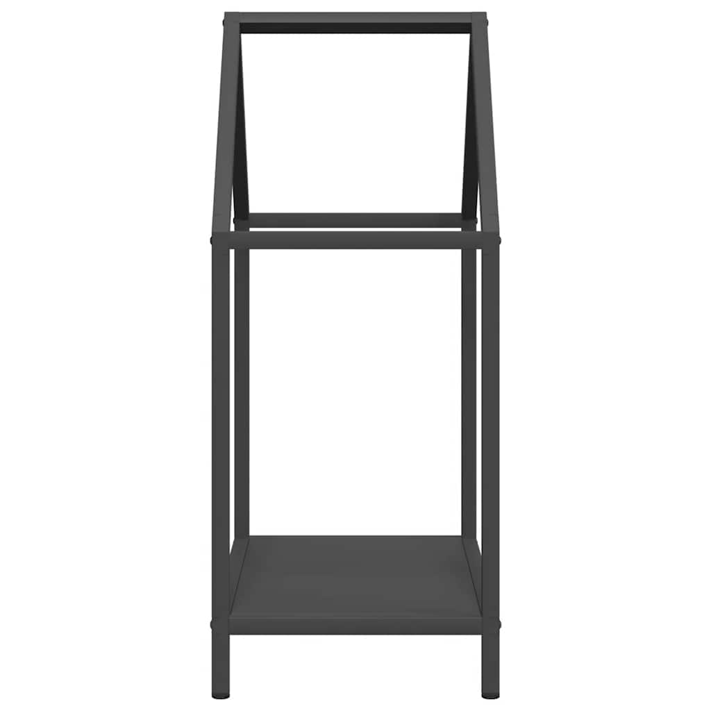 Stalak za drva crni 40x25x60 cm hladno valjani čelik