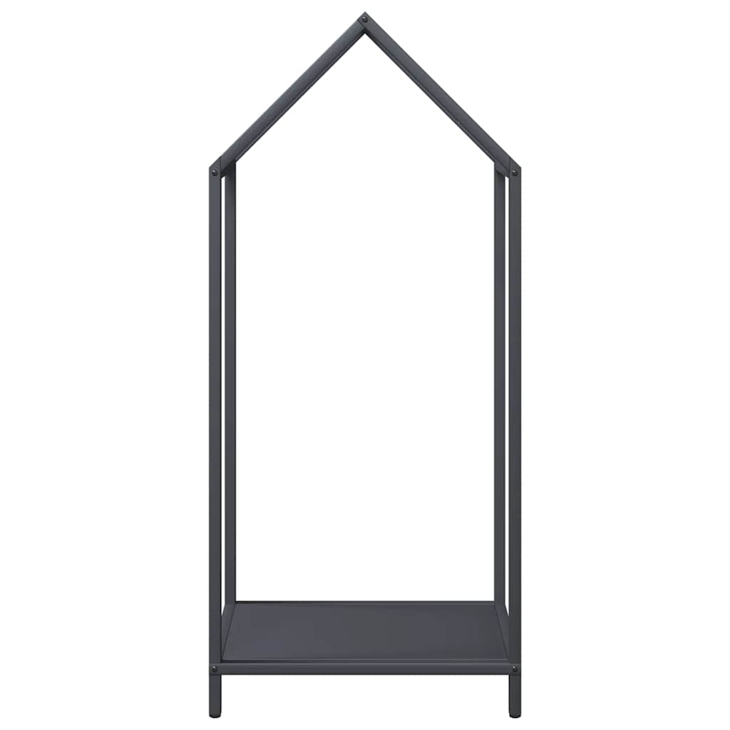 Stalak za drva antracit 40x25x90 cm hladno valjani čelik