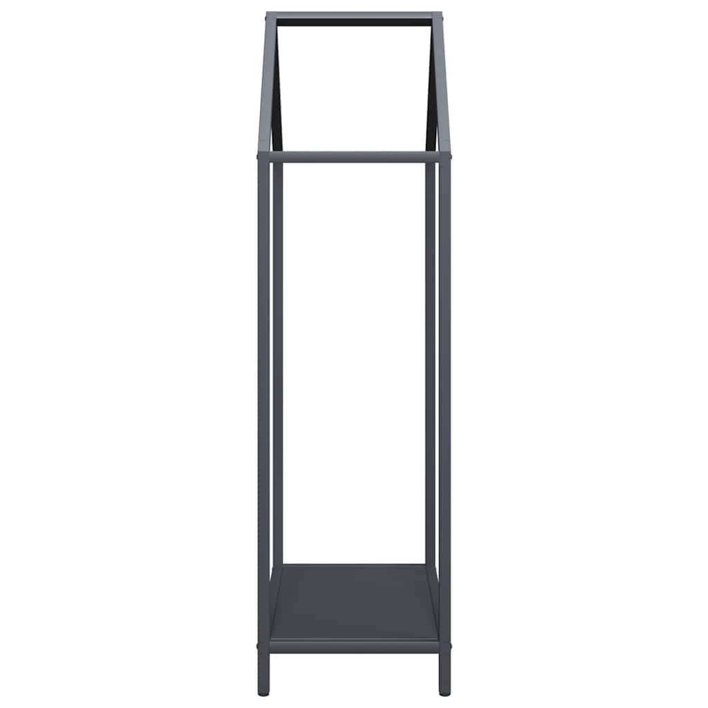 Stalak za drva antracit 40x25x90 cm hladno valjani čelik
