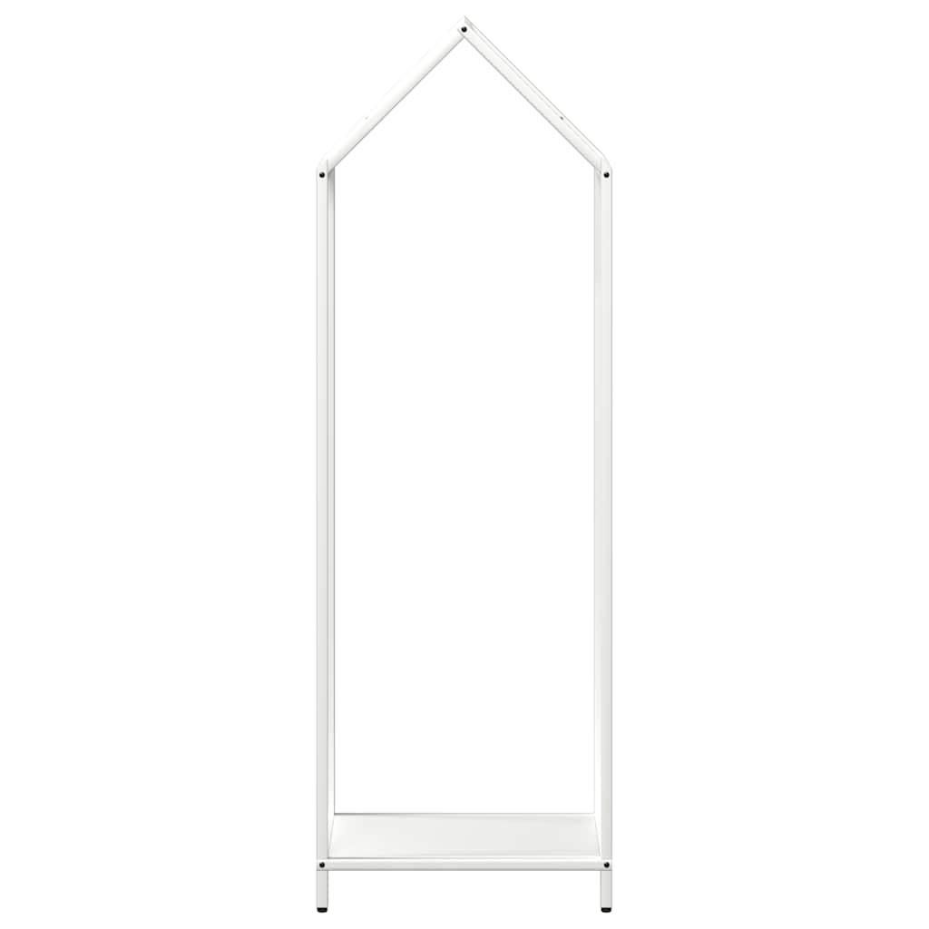Stalak za drva bijeli 40x25x120 cm Hladno valjani čelik
