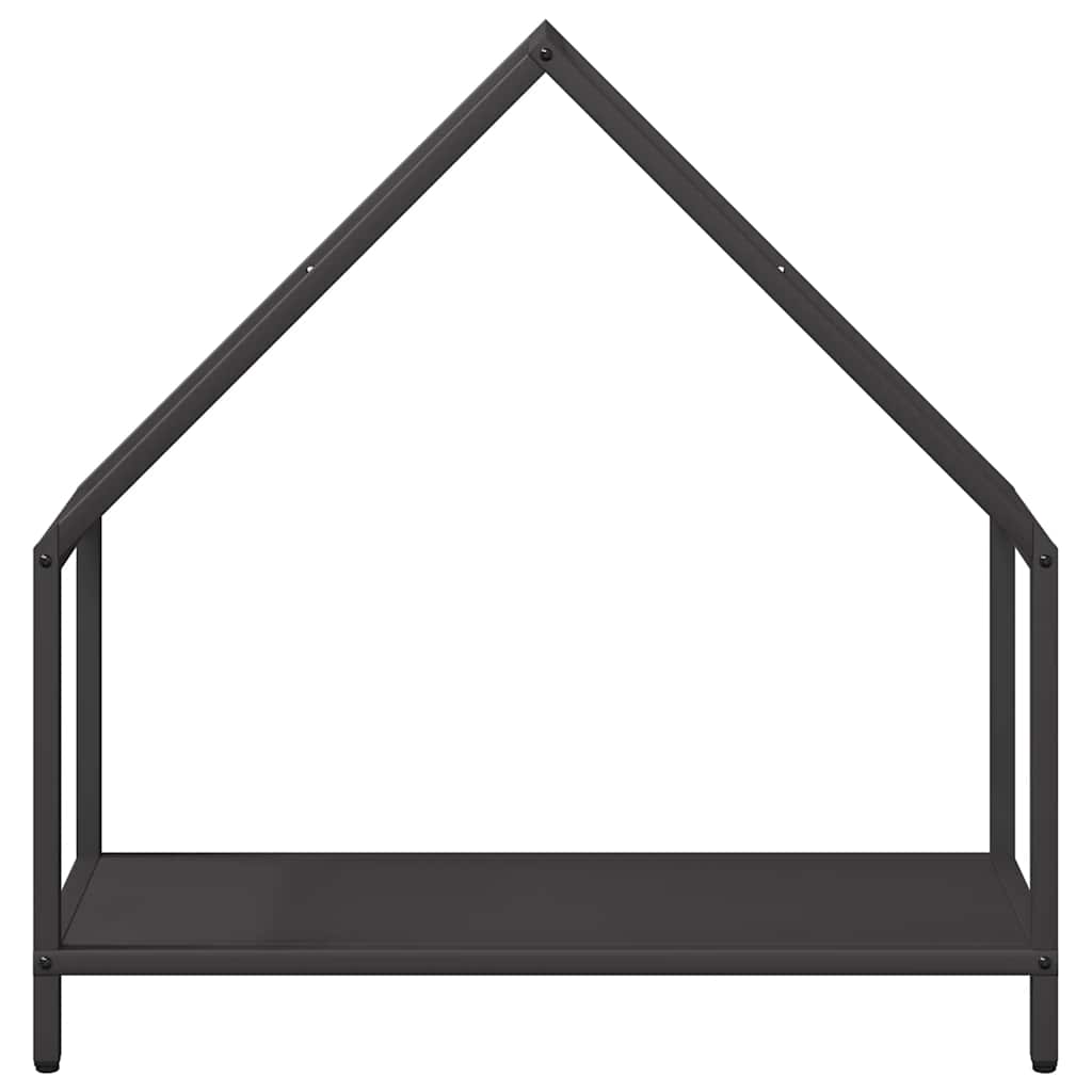 Stalak za drva crni 60x25x60 cm Hladno valjani čelik