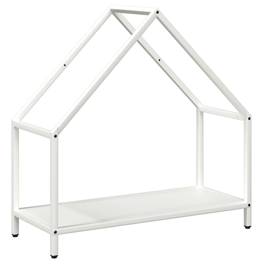 Stalak za drva bijeli 60x25x60 cm Hladno valjani čelik
