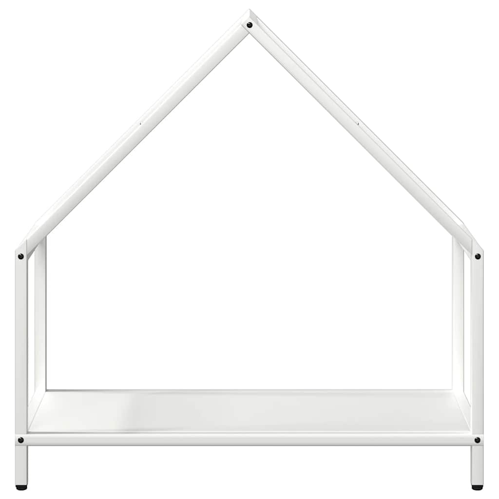 Stalak za drva bijeli 60x25x60 cm Hladno valjani čelik