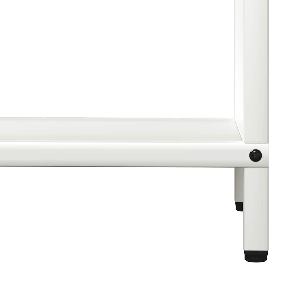 Stalak za drva bijeli 60x25x60 cm Hladno valjani čelik
