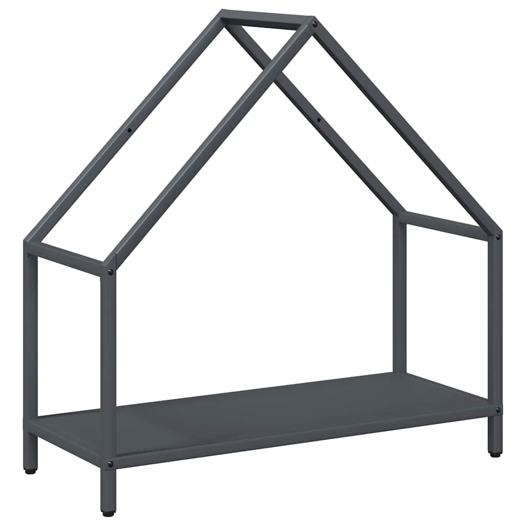 Stalak za drva antracit 60x25x60 cm Hladno valjani čelik