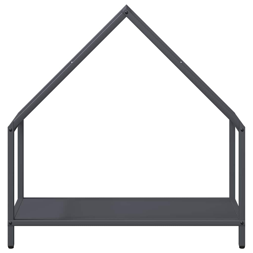 Stalak za drva antracit 60x25x60 cm Hladno valjani čelik