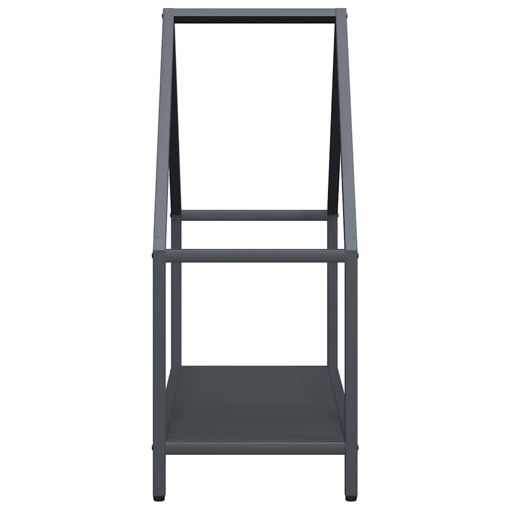 Stalak za drva antracit 60x25x60 cm Hladno valjani čelik