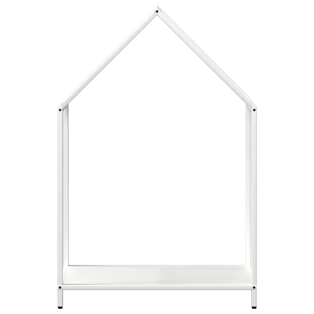 Stalak za drva bijeli 60x25x90 cm hladno valjani čelik